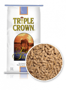 Triple Crown Low Starch Horse Feed Formula- High Fiber, Pelleted Feed