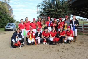 Intercollegiate Dressage Association team members